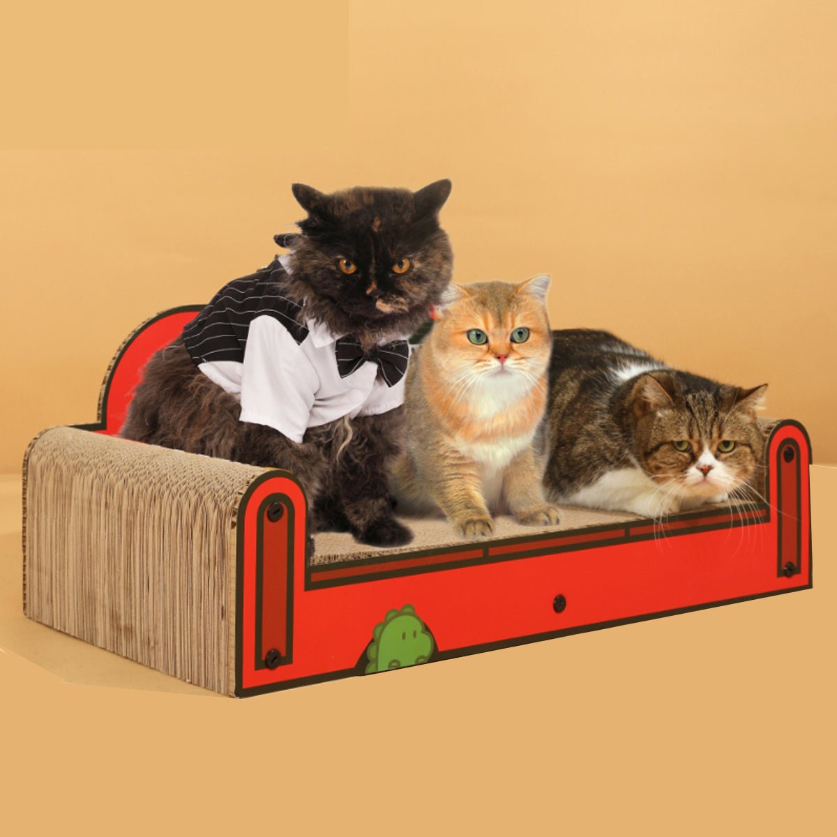 One Family Red Large Sofa Cat Scratching Board - 0cm