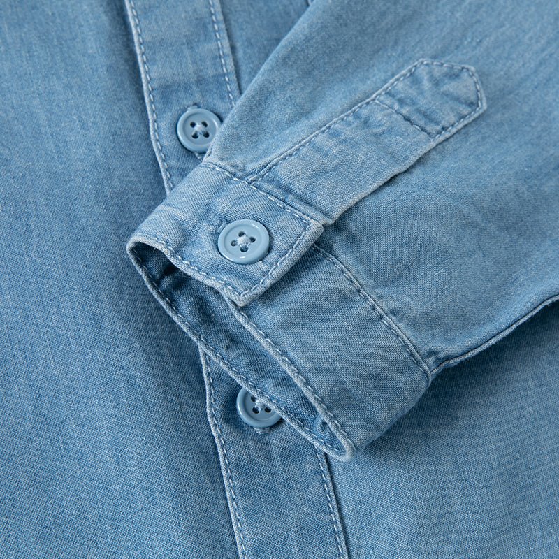 Original Car Collector Boy Blue Denim Shirt   0cm