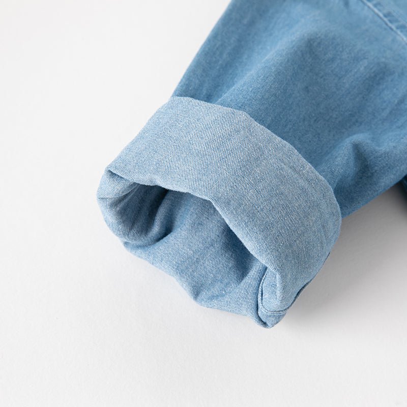 Original Car Collector Boy Blue Denim Shirt   0cm