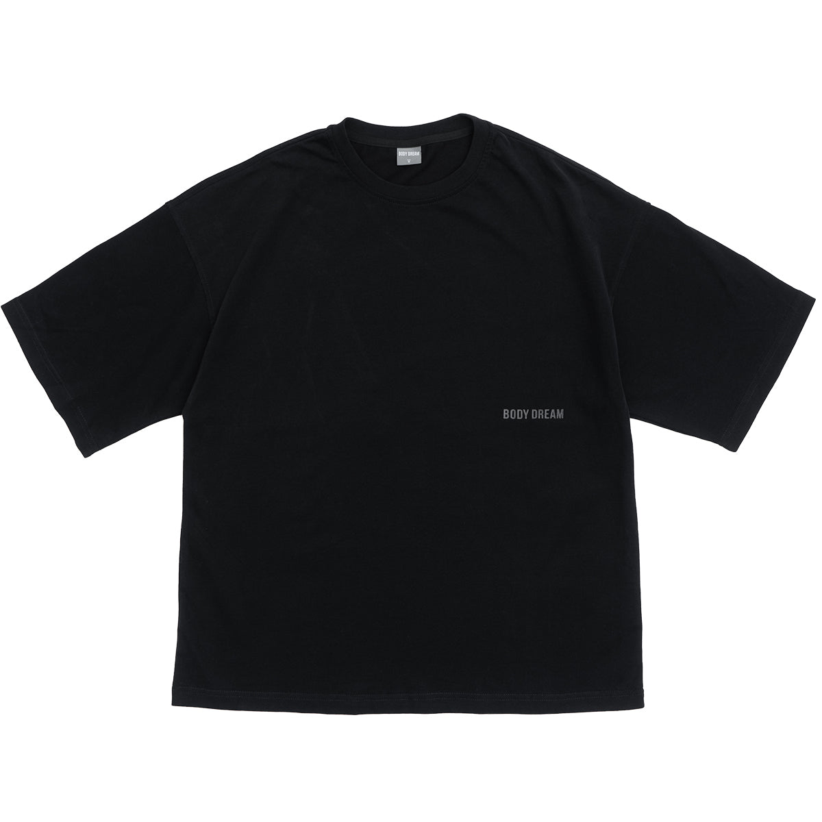 Original Heavyweight Oversized Acid Wash Black Tee   0cm