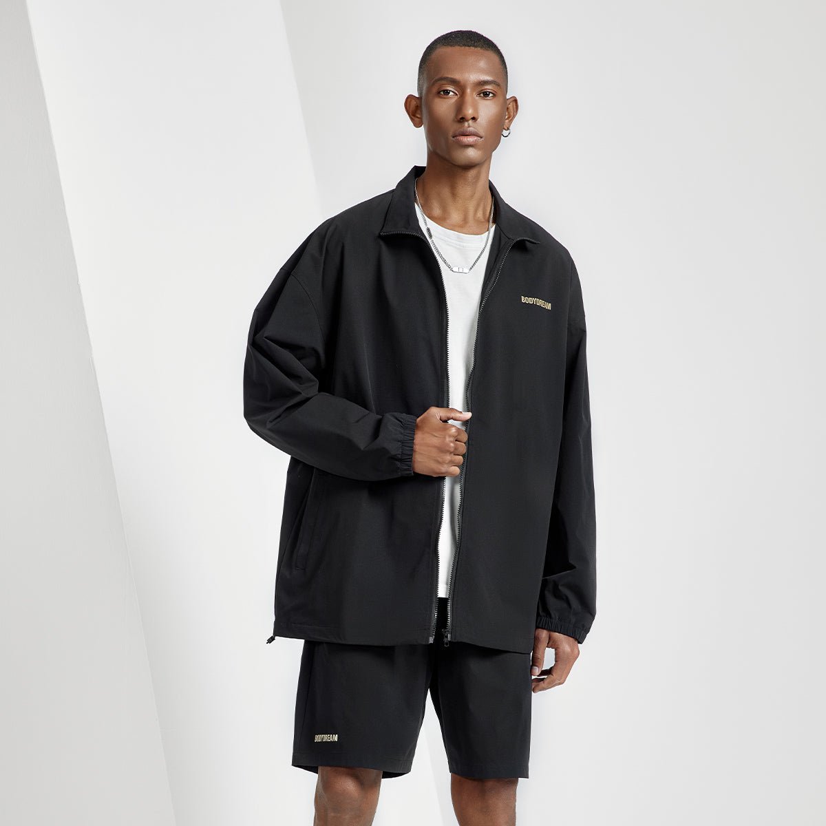 Outdoor High Performance UPF50+ UVA Sun protective Black Jacket   0cm