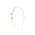 Pearl-embellished Cherry Blossom Pink Headband - 0cm