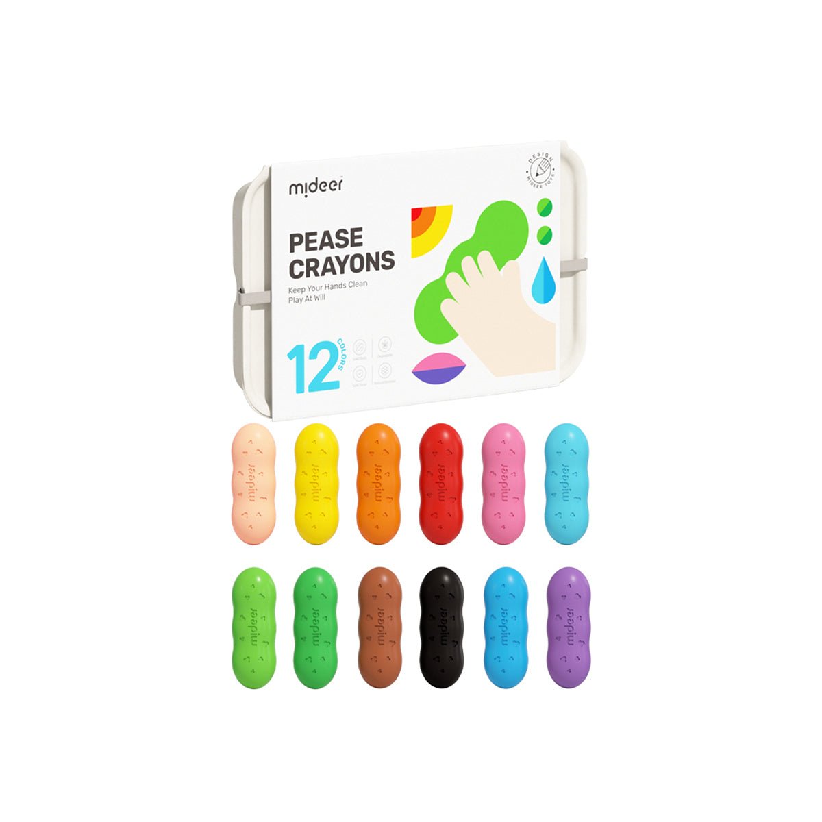 Pease Crayons 12 Colors - 0cm