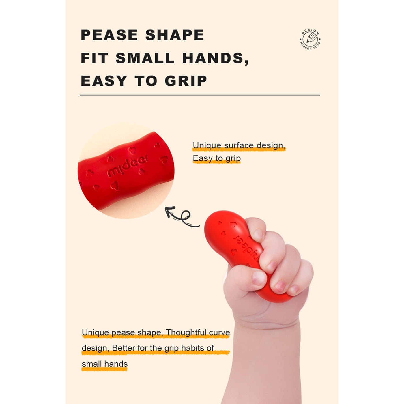 Pease Crayons 8 Colors   0cm