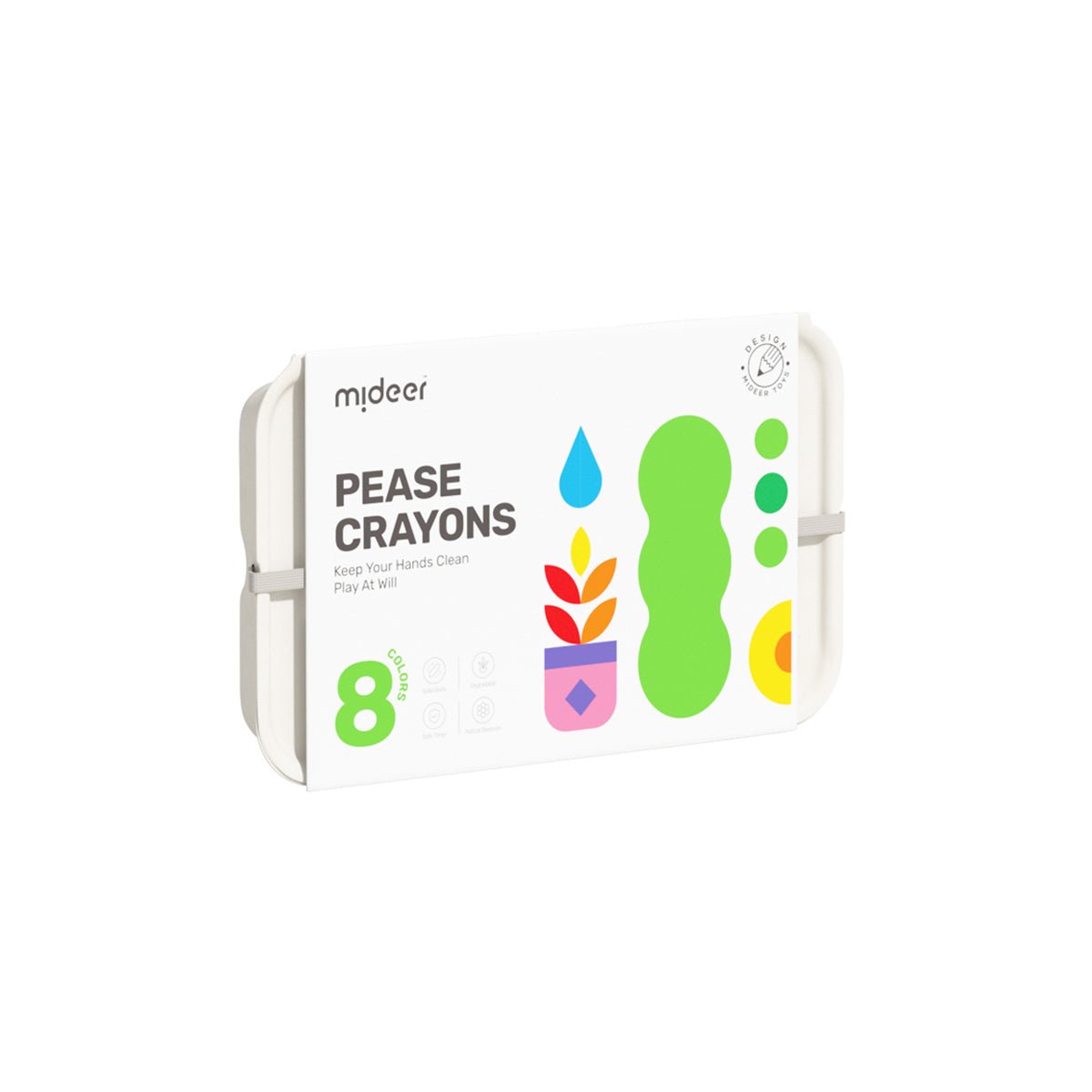 Pease Crayons 8 Colors   0cm