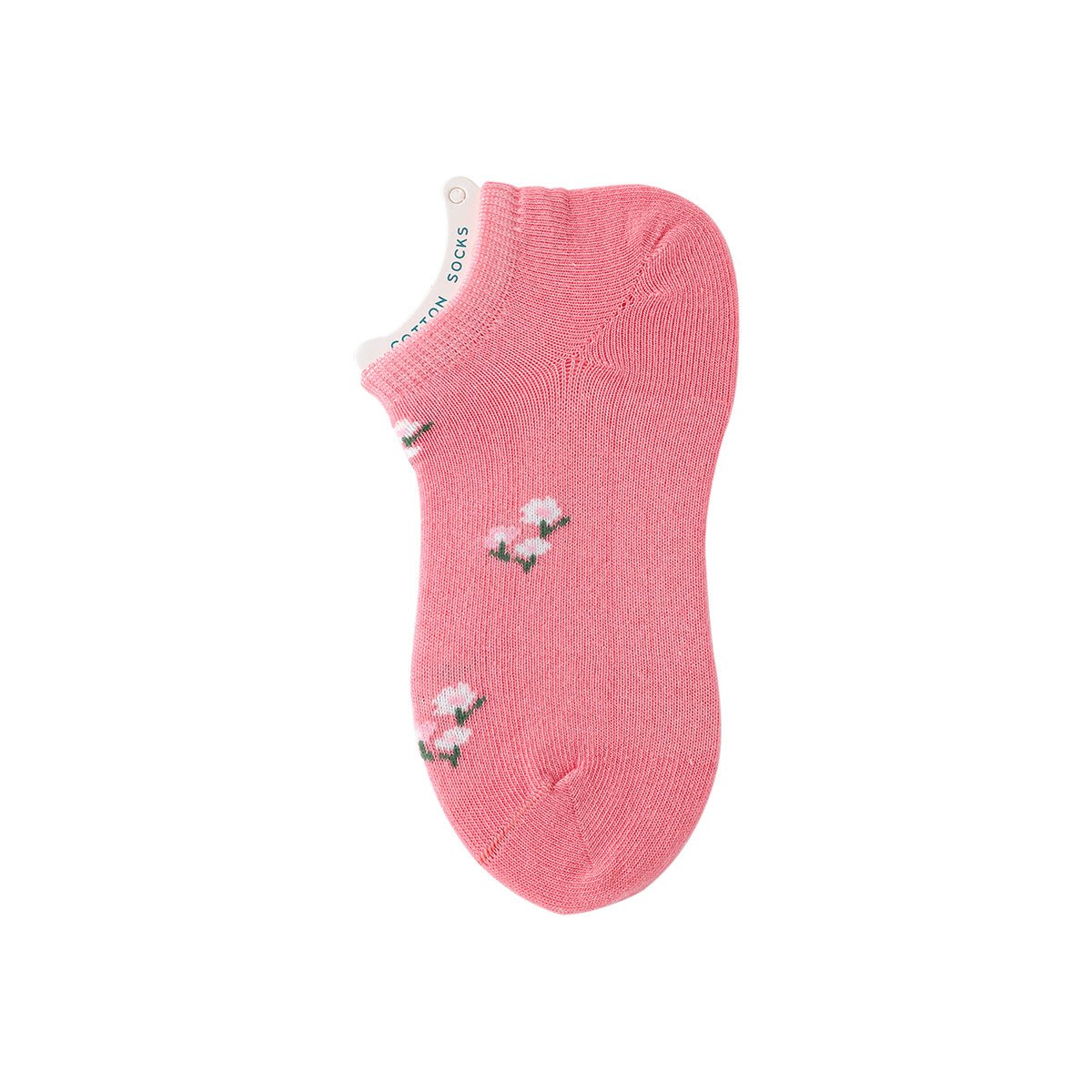 Petals Falling Thin Mesh Breathable Girl 5pcs Ankle Socks Set - 0cm