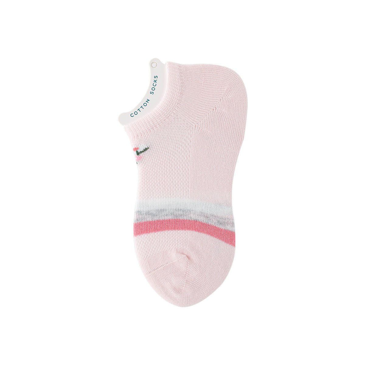 Petals Falling Thin Mesh Breathable Girl 5pcs Ankle Socks Set - 0cm
