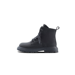 Pigtail Classic Kids Black Combat Boots