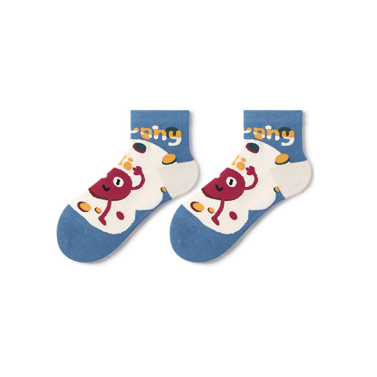 Polar Bear Summer Women 5pcs Crew Socks Set   0cm