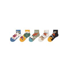 Polar Bear Summer Women 5pcs Crew Socks Set