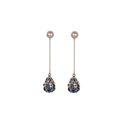 Precious Tear Sapphire Earrings   0cm