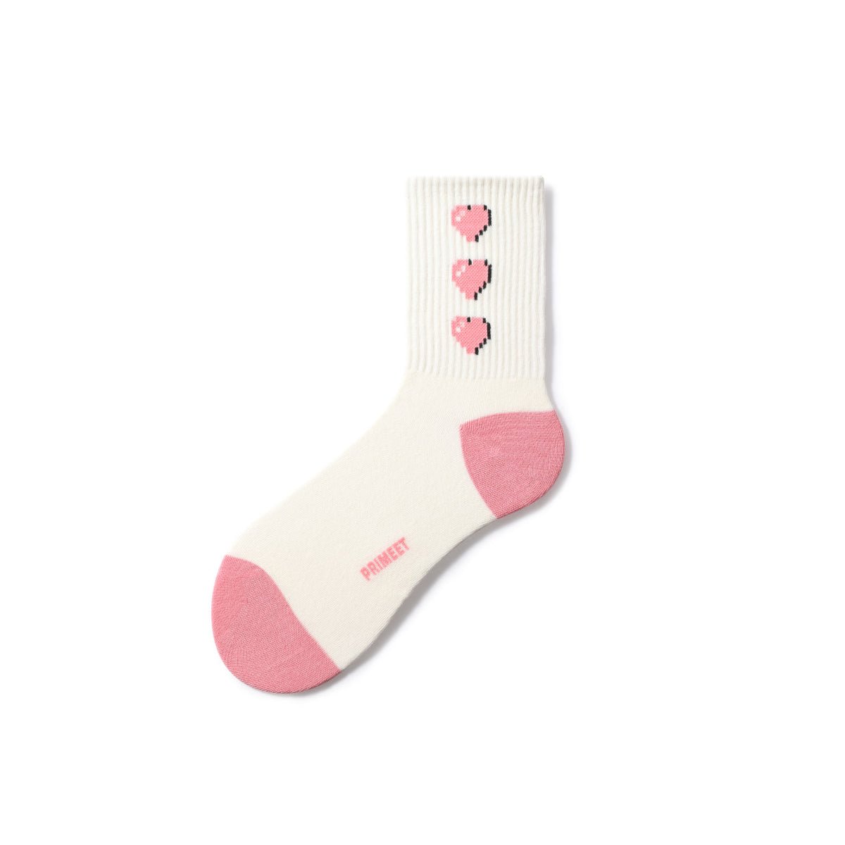 Princess Heart All-season Women 5pcs Crew Socks Set - 0cm
