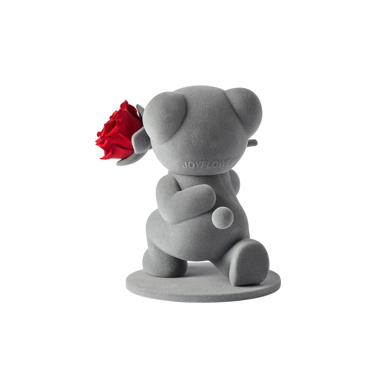 "Proposal Bear on One Knee" Eternal Flowers Rose Teddy Bear Gift Set   0cm