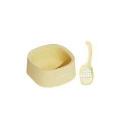 Pudding Yellow Cat Litter Tray With Scoop