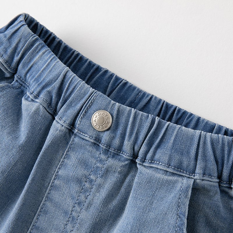 Puppy Cuffed Three pocket Boy Blue Jeans   0cm