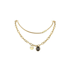 Queen M Gold Necklace