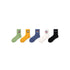 Rainbow Day All-season Unisex 5pcs Crew Socks Set - 0cm