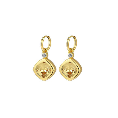 Replaceable Magic Candy Box Gold Earrings Set - 0cm