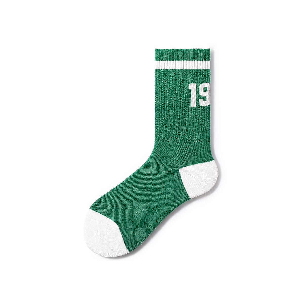 Retro Reminder All season Unisex 5pcs Active Crew Socks Set   0cm