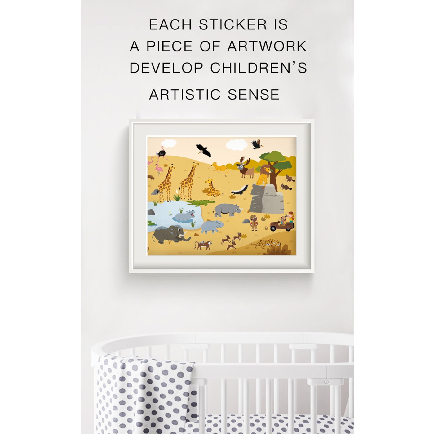 Reusable Electrostatic Sticker Book   Animal   0cm