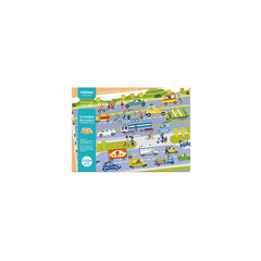 Reusable Electrostatic Sticker Book - Tranffic