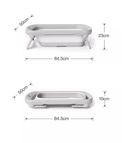 Royal Grey Folding Bathtub - 0cm