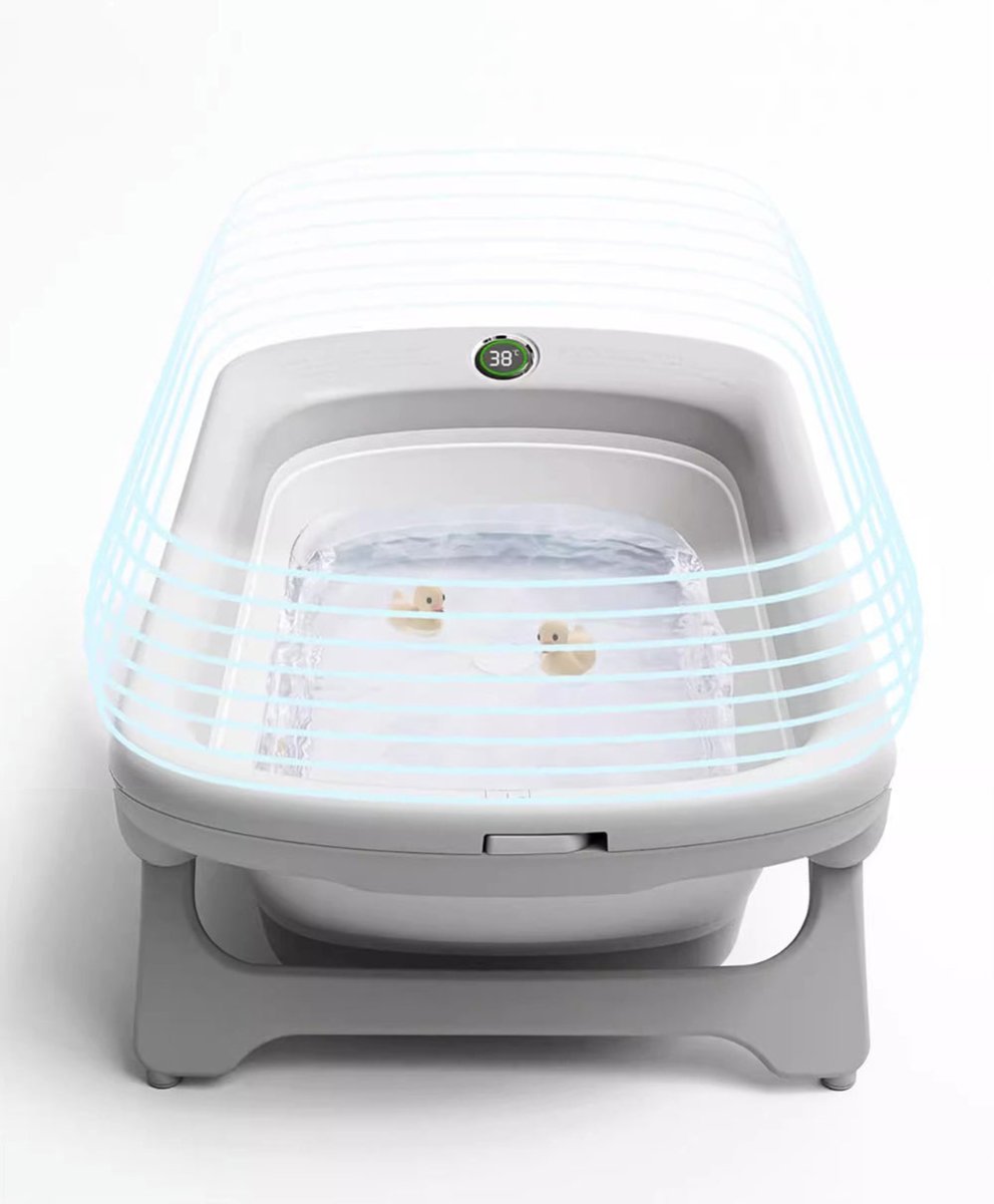 Royal Grey Folding Bathtub   0cm