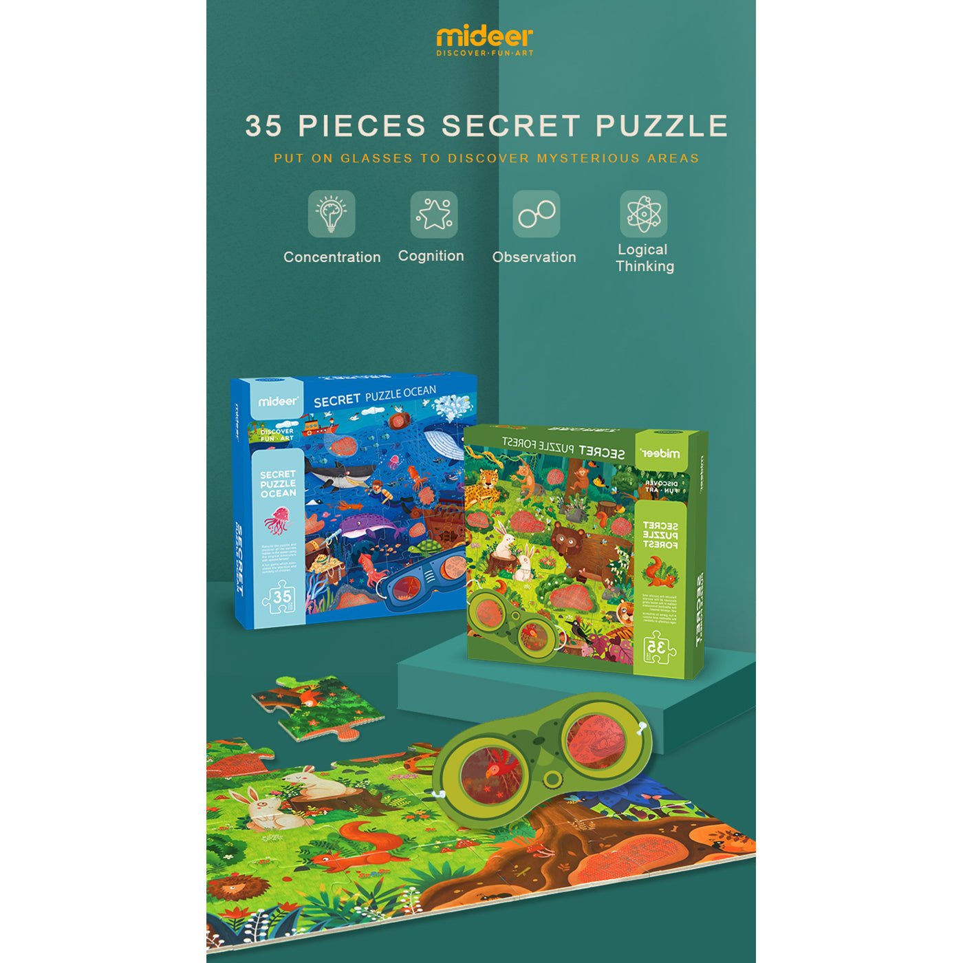 Secret Puzzle Forest 35pcs - 0cm