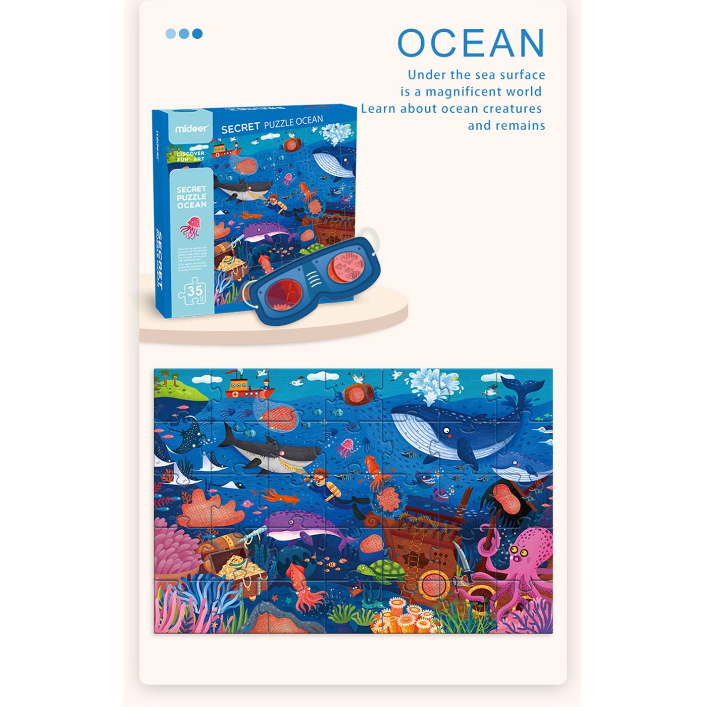 Secret Puzzle Ocean 35pcs - 0cm