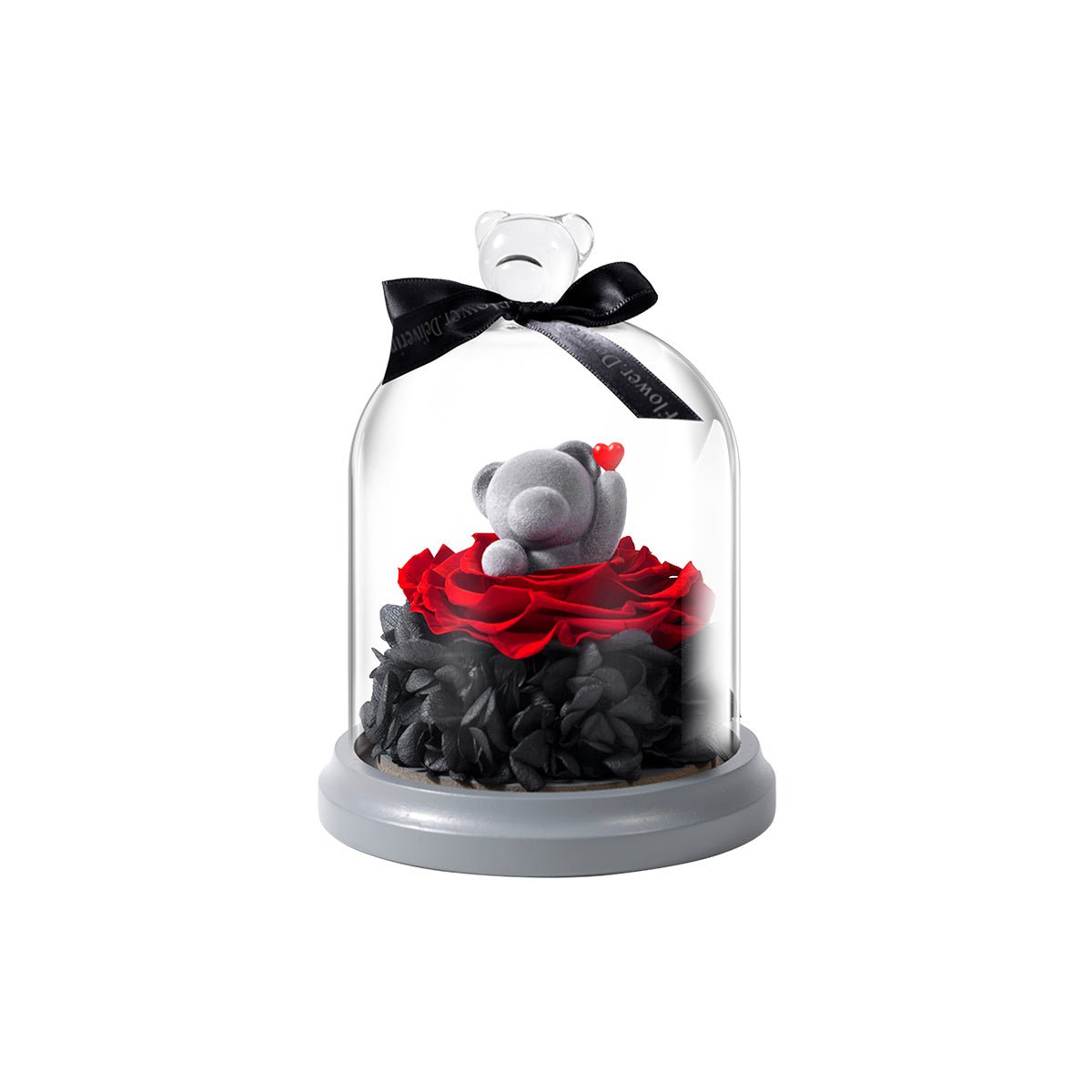 Sending Love Eternal Flowers Rose Teddy Bear   0cm