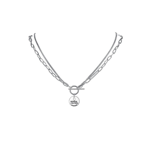 Sending You Love Silver Necklace