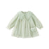 Sheer Spring Blossom Girl Green Dress With Purse - 0cm