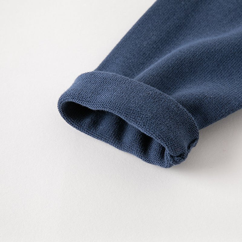 Shooting Rocket Two tone Boy Navy Knitted Cardigan   0cm