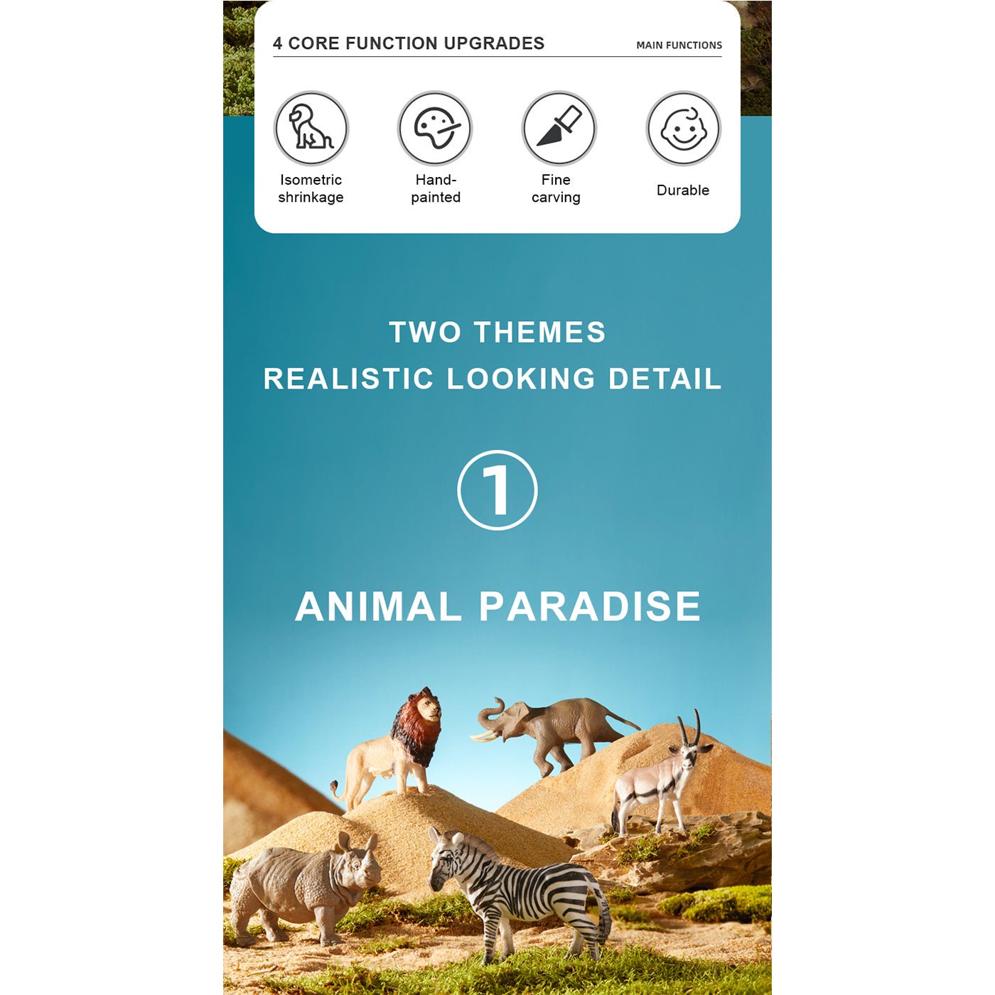 Simulation Toy Set   Animal Paradise   0cm