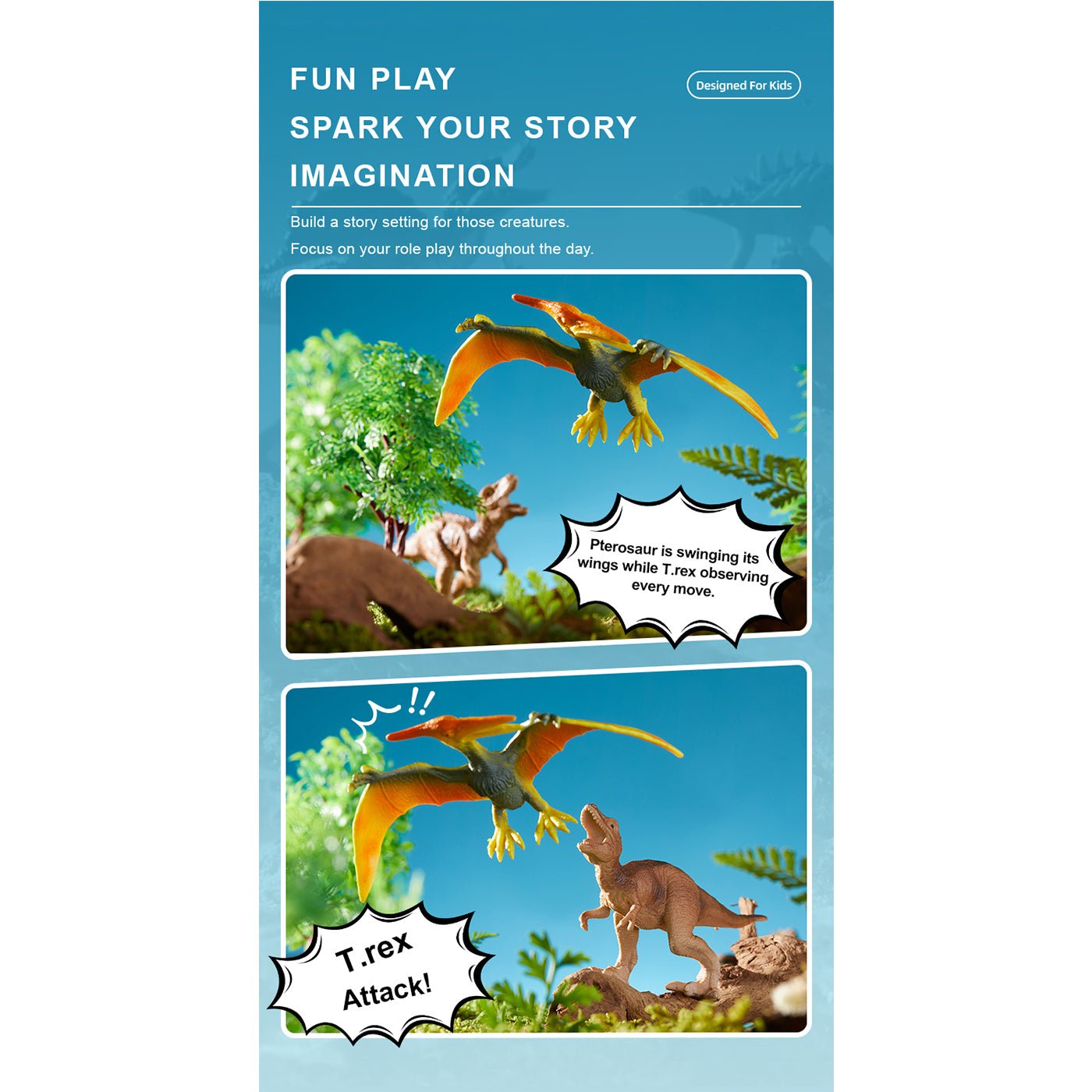 Simulation Toy Set - Dinosaur World - 0cm