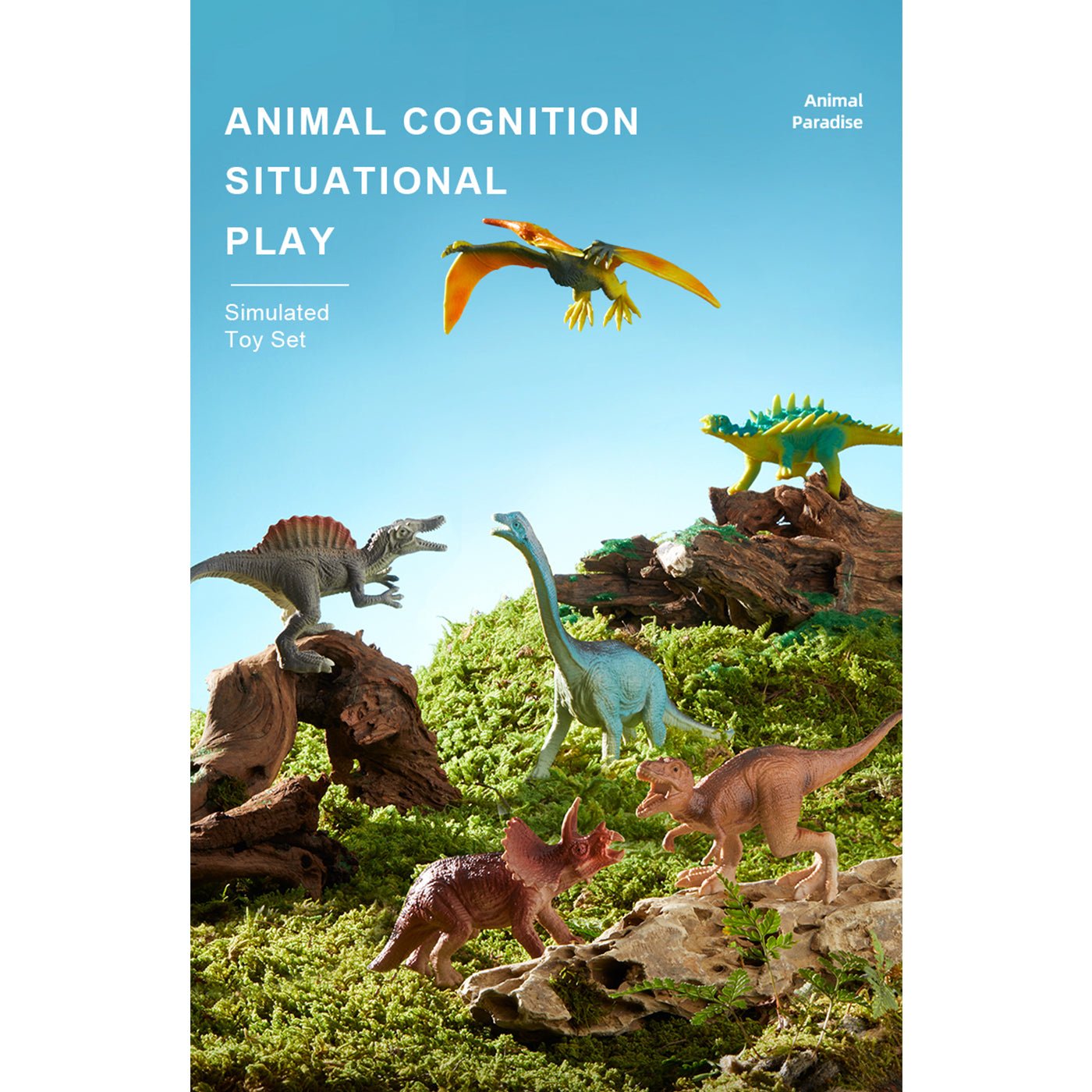 Simulation Toy Set   Dinosaur World   0cm