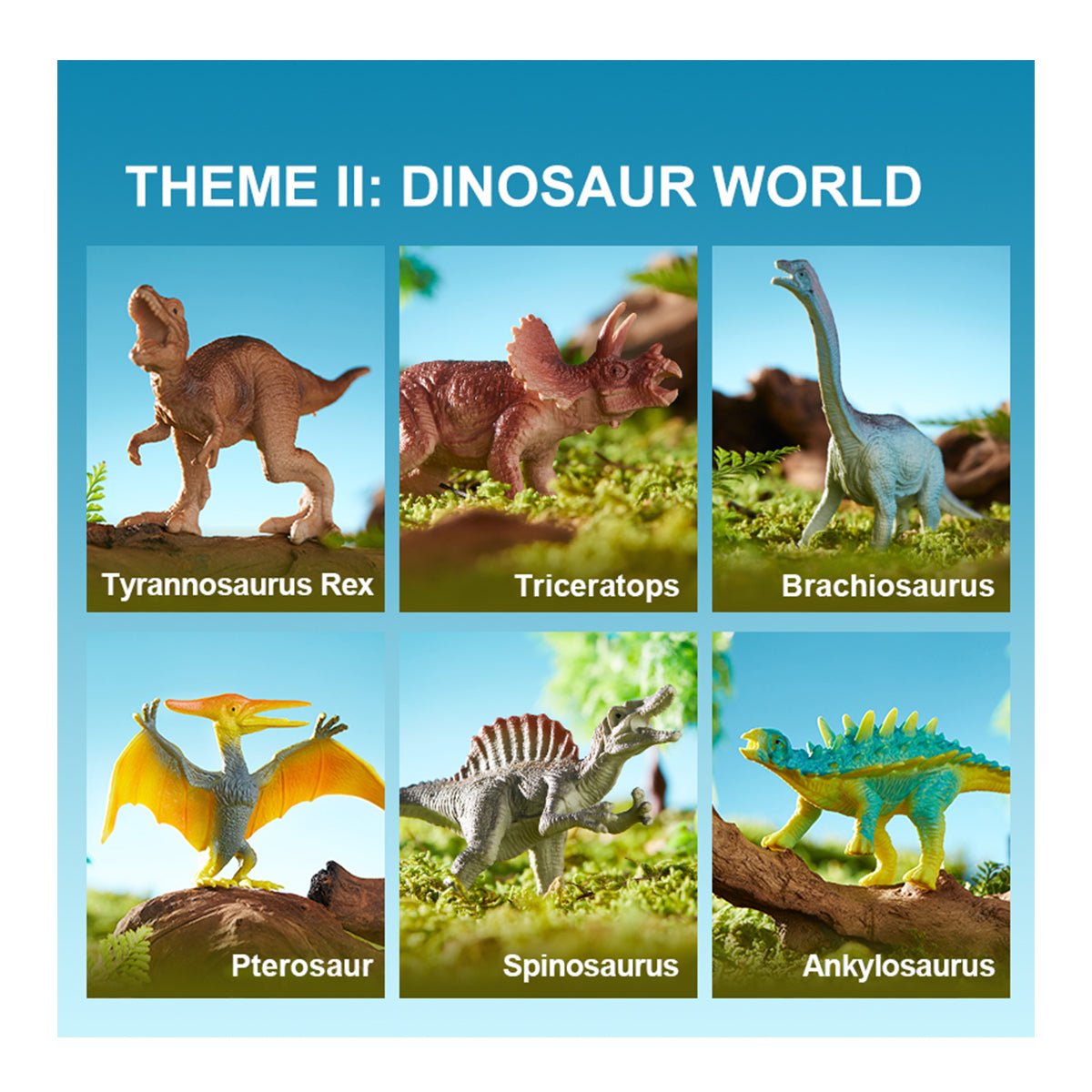 Simulation Toy Set - Dinosaur World - 0cm