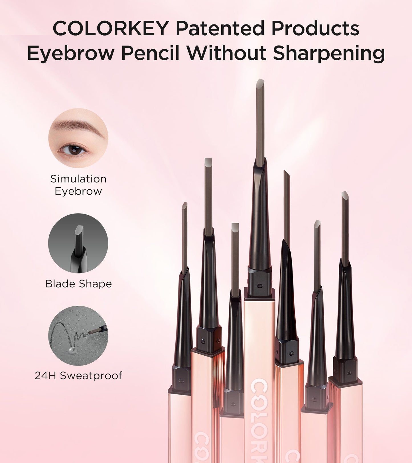 Sketch Eyebrow Pencil Blade Version 04 Gray Brown   0cm