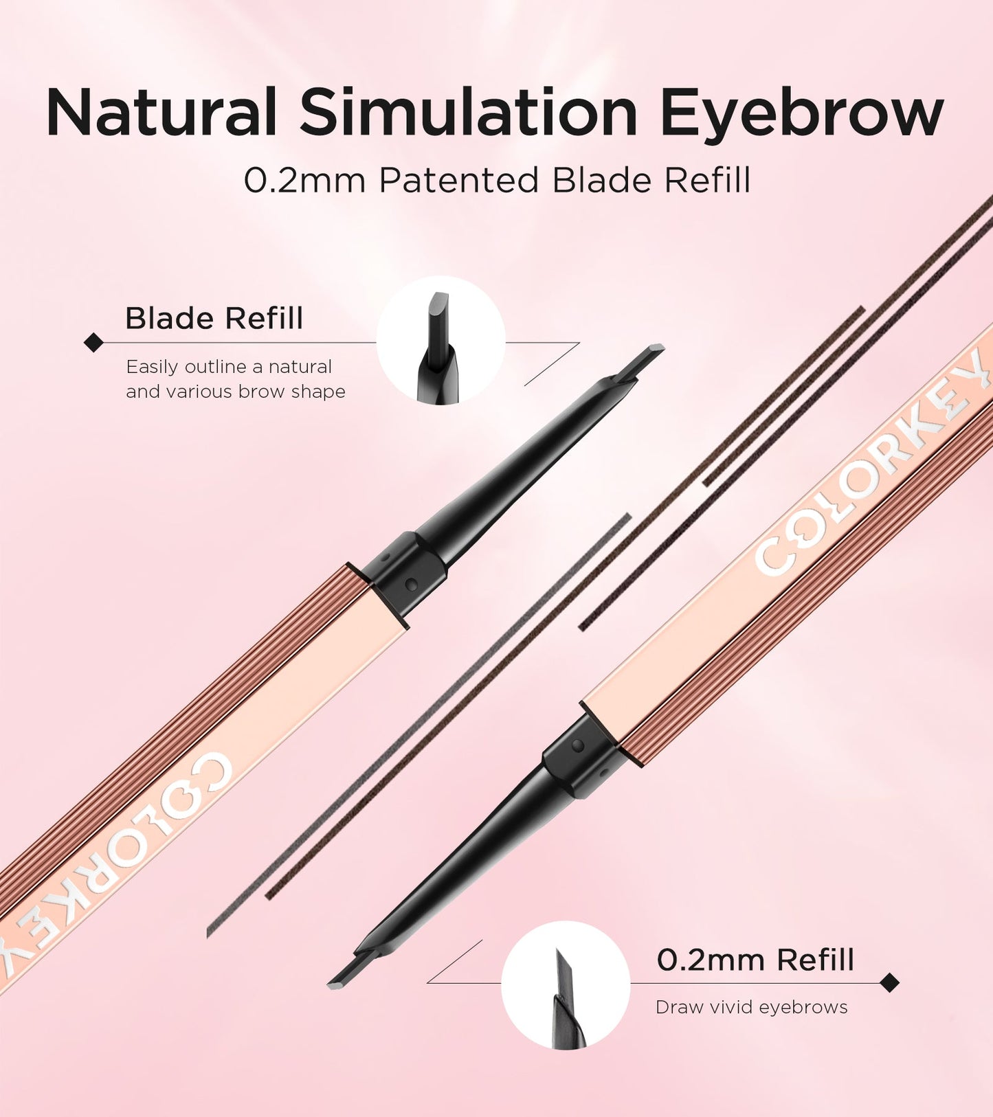 Sketch Eyebrow Pencil Blade Version 04 Gray Brown   0cm