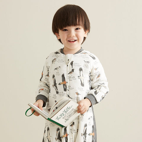 Long Sleeve Luxury Alpaca Kids Grey Pajama