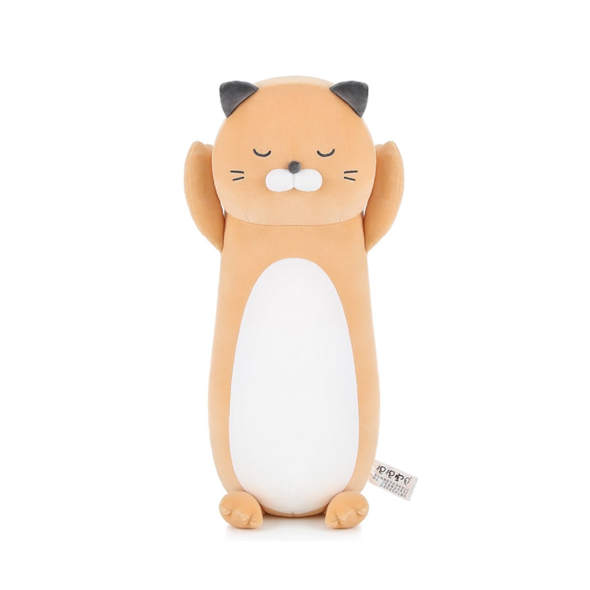 Sleepy Cat Long Cushion Orange Stuffed Plush Toy   0cm