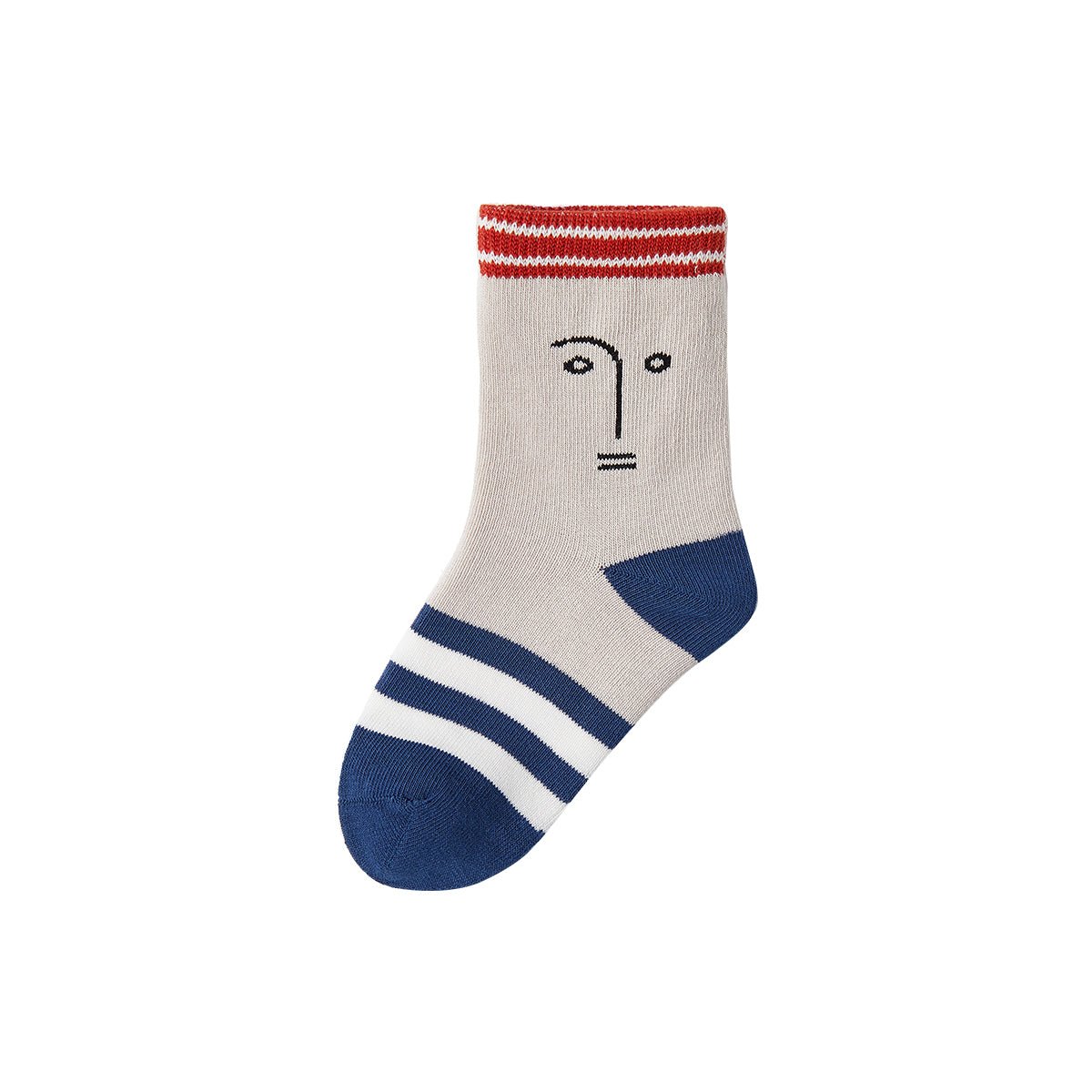 Smile Please Breathable Boy 5pcs Crew Socks Set   0cm