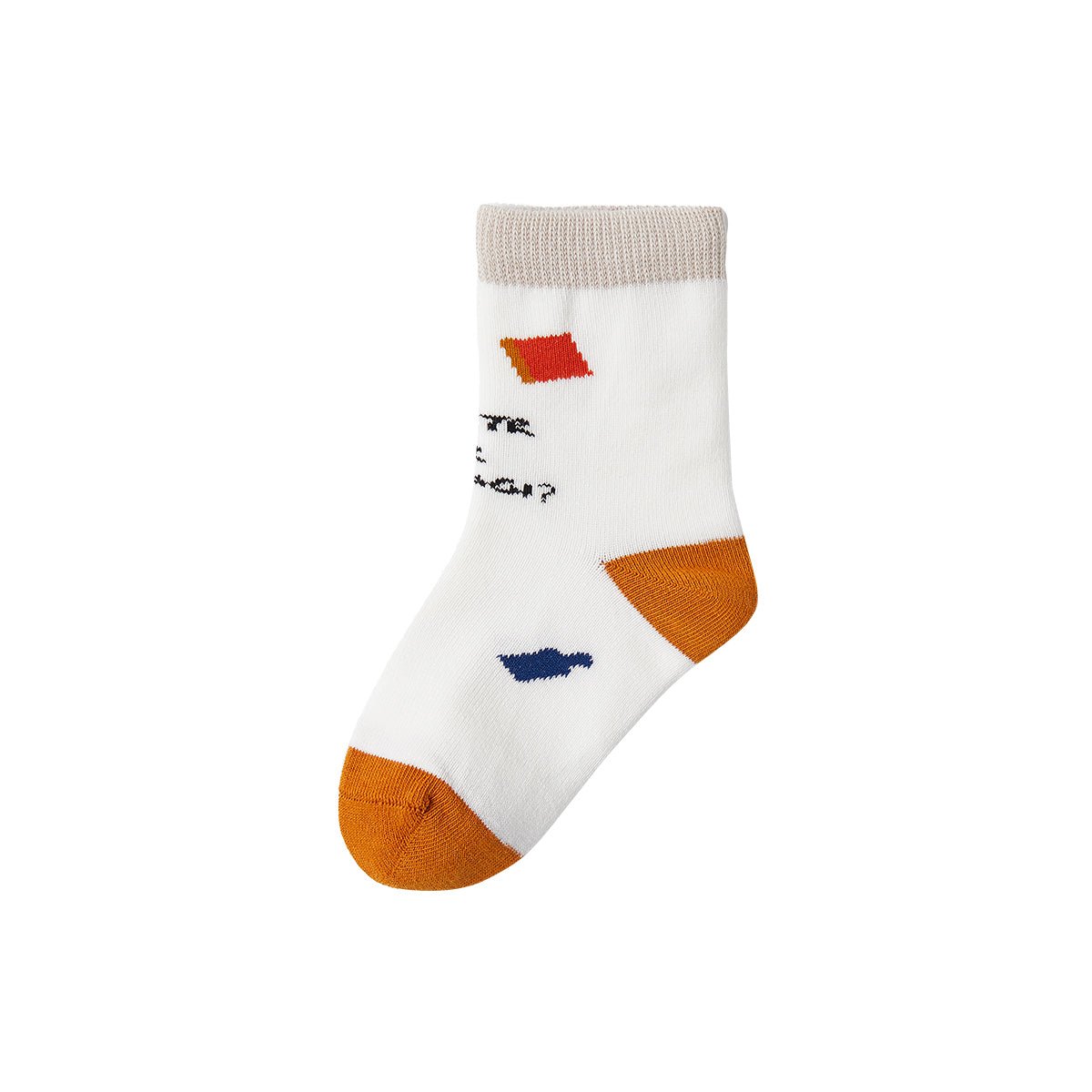 Smile Please Breathable Boy 5pcs Crew Socks Set   0cm