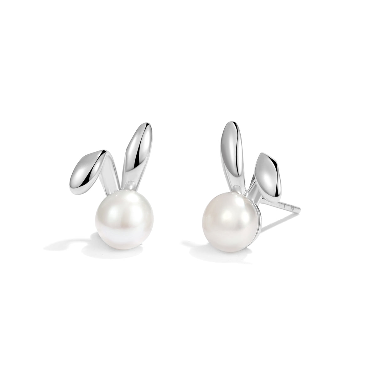 Smug Bunny Silver Earrings   0cm