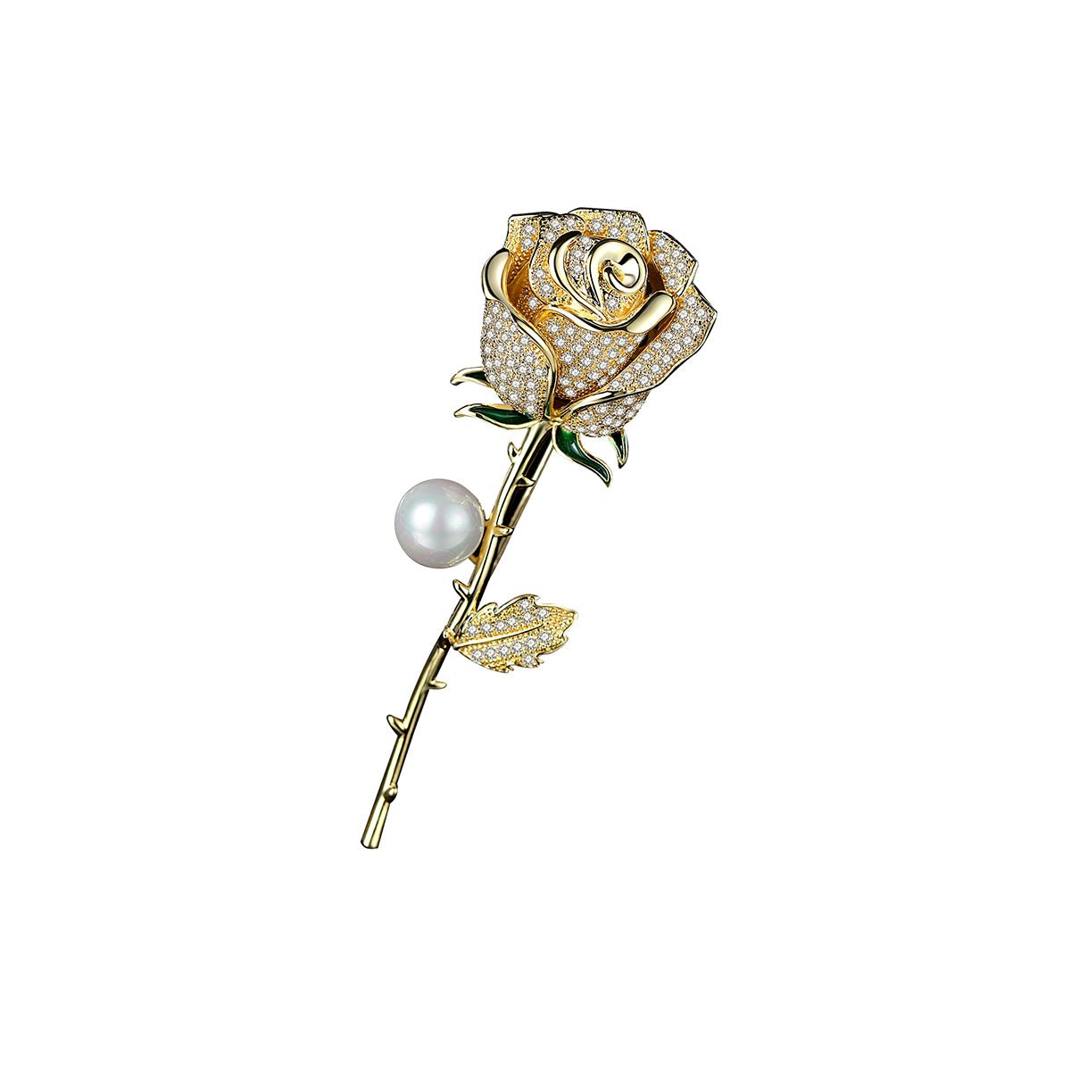 Solo Rose Gold Brooch - 0cm