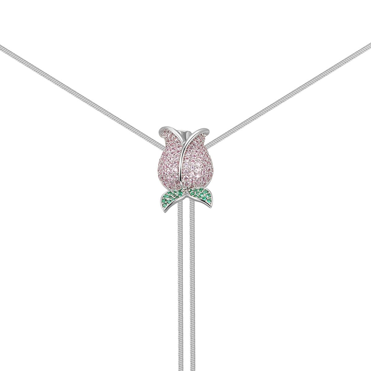 Solo Tulip Silver Long Chain   0cm