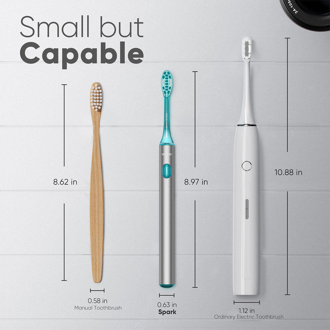 Sonic Spark MT1 Silver Electric Toothbrush - 0cm