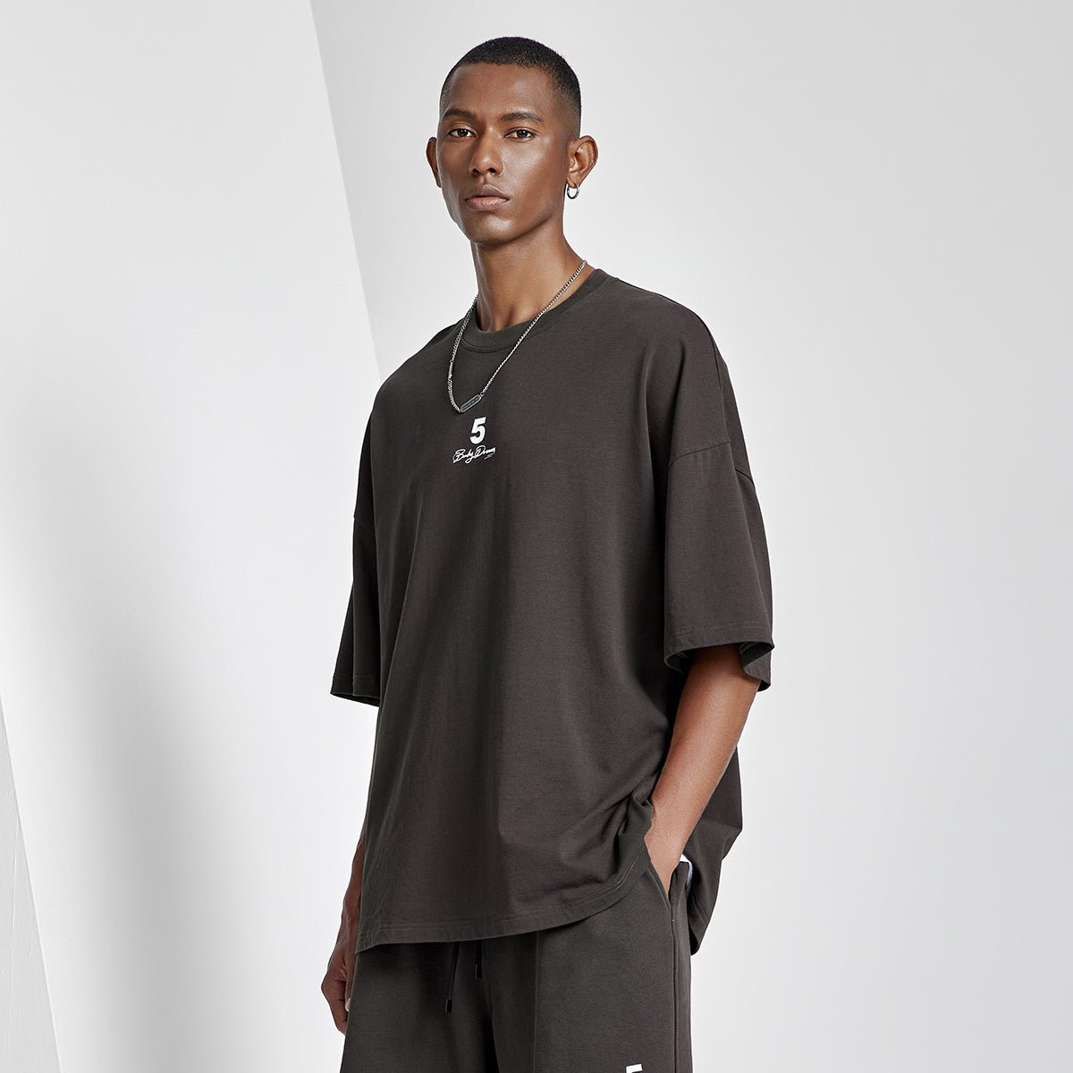 Special 5 Flat Coffee Logo Tee   0cm