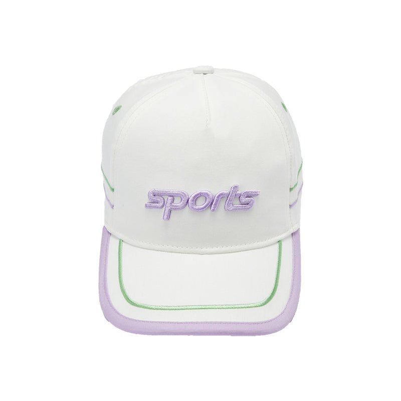 Sports Logo Unisex White Baseball Cap   0cm