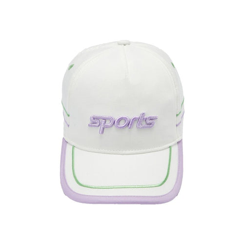 Sports Logo Unisex White Baseball Cap   0cm